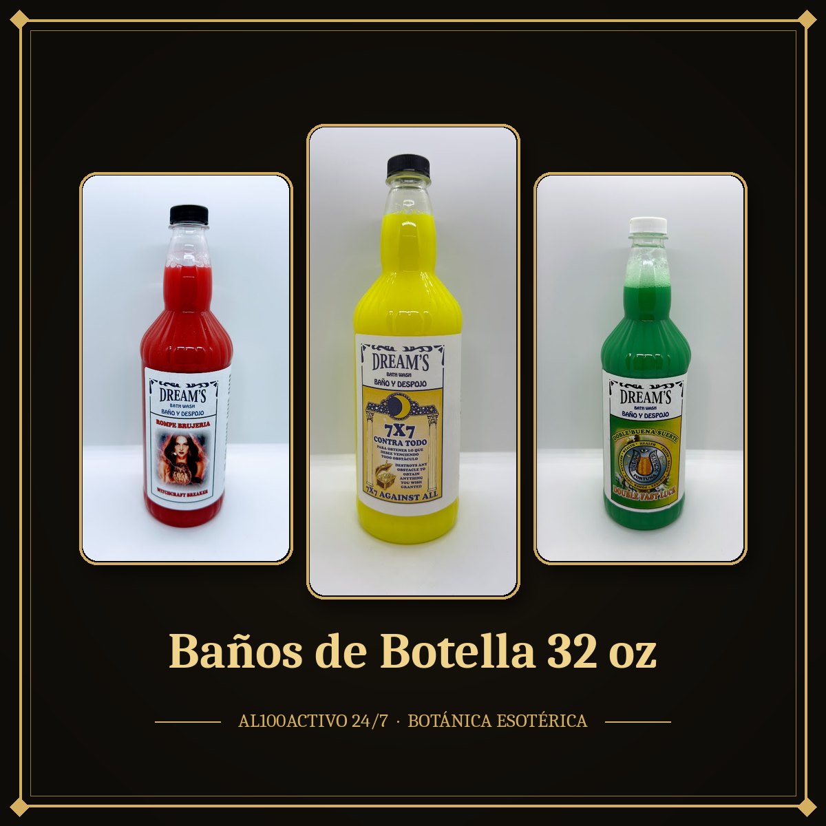 Baños de Botella 32 oz