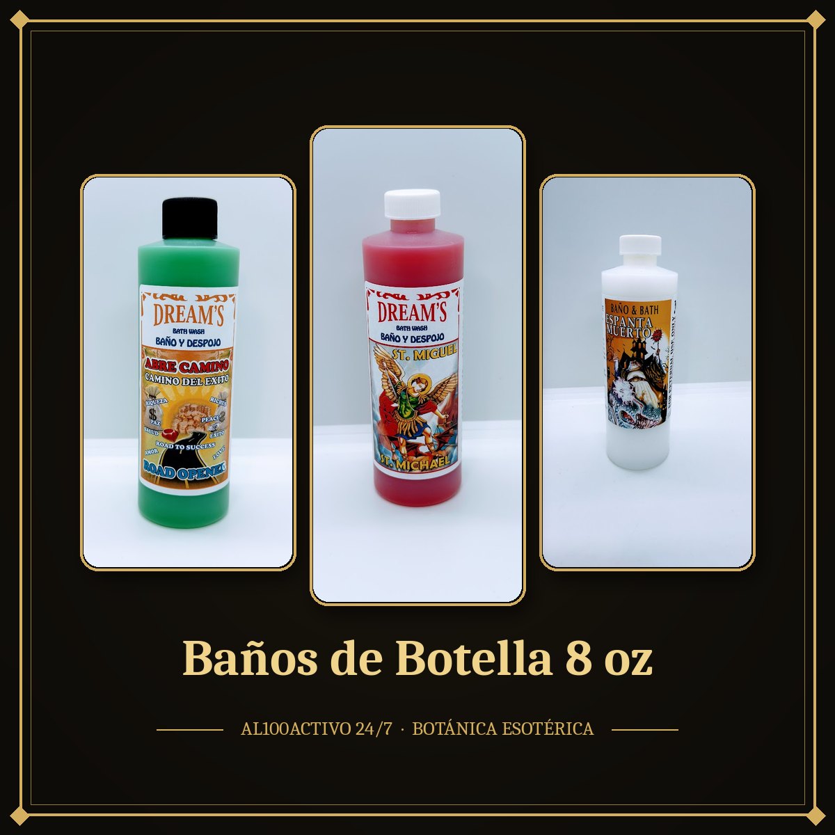 Baños de Botella 8 oz