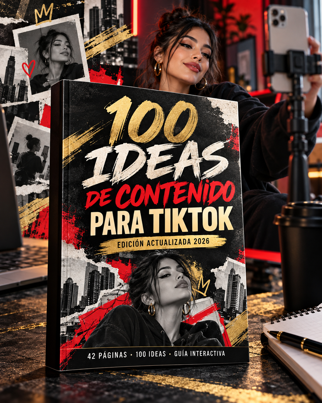 100 Ideas de Contenido para TikTok – Edición 2026 (PDF)