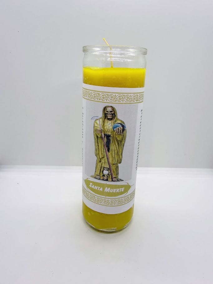 Vela Santa Muerte Dorada