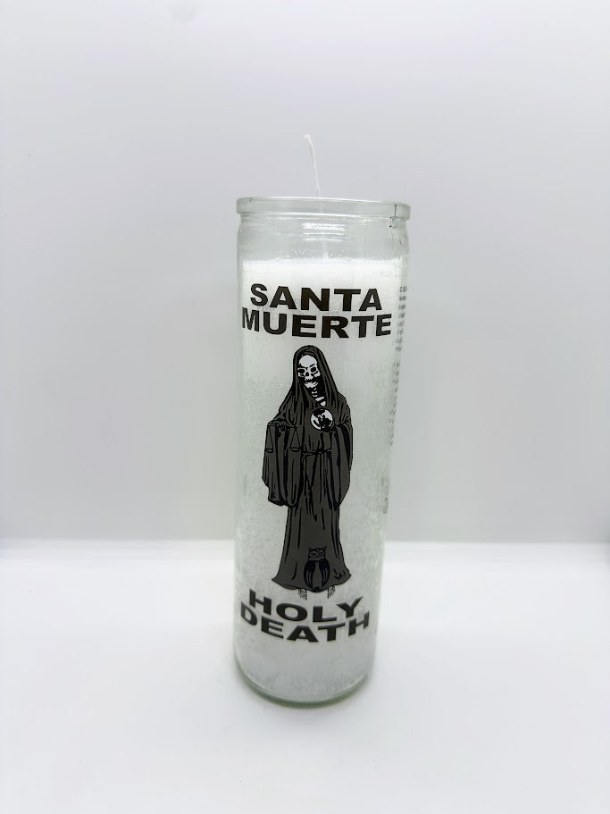 Vela Santa Muerte Blanca