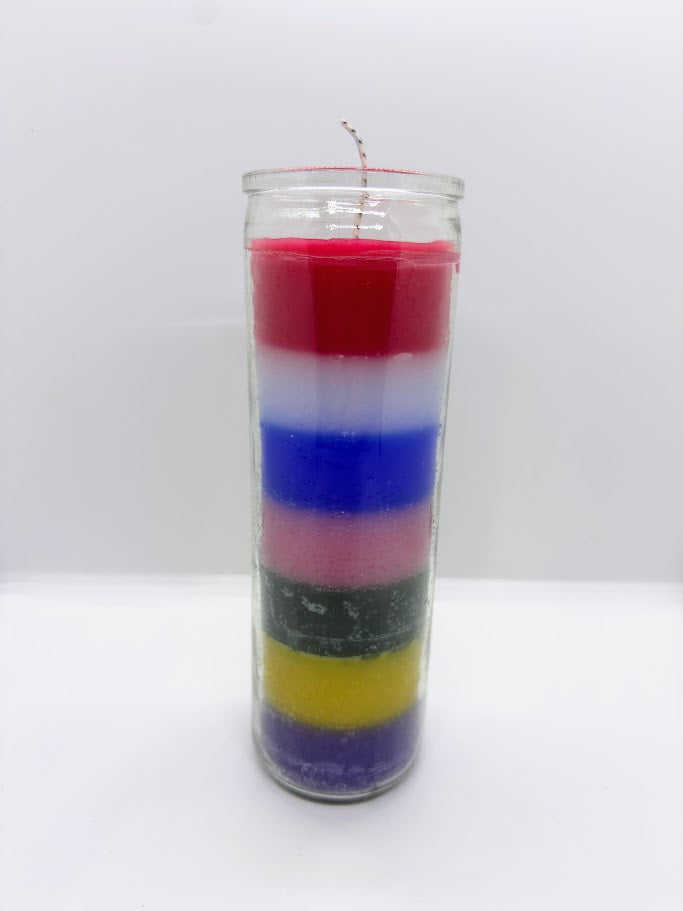 Vela 7 Colores 7 Potencias